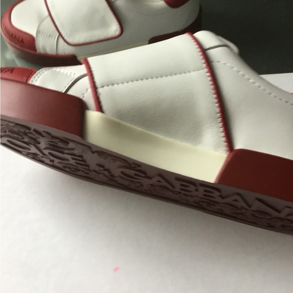 DOLCE & GABBANA Leather Sneakers EU29 Two Tone Made in Italy - Picture 7 of 9